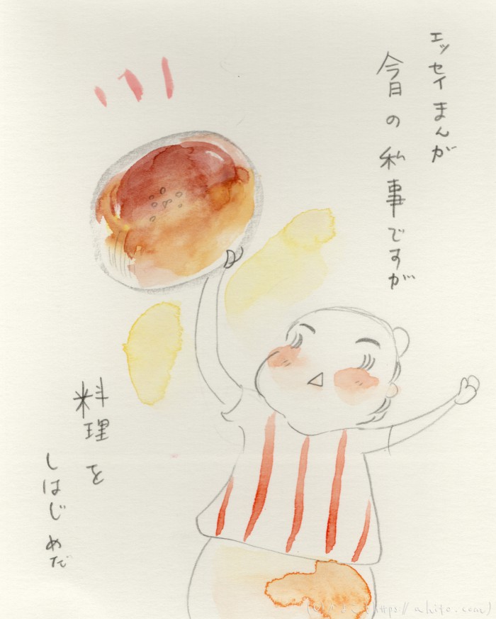 料理をしはじめた